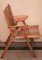 Vintage Light Plywood Folding Patio Chair, 1950s 1