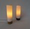 Small Minimalist Wooden Table Lamps with Porcelain Shades from Wallendorfer Porzellanmanufaktur, 1960s, Set of 2, Image 3