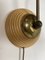 Bambus und Messing Wandlampe, 1960er 4