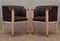 Austrian Maple and Brass Armchairs, 1940s, Set of 2, Image 7
