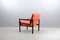 Red Leather Lounge Chair from Walter Knoll / Wilhelm Knoll, 1960s, Image 6