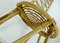 Bamboo & Rattan High Back Side Chair, 1960s 5