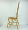 Bamboo & Rattan High Back Side Chair, 1960s 4