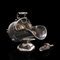 Antique Victorian English Silver-Plated Salt Cellar 1