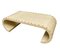 Table Basse Cascade Style Jean-Michel Frank en Parchemin 1