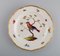 Antike Meissen Teller aus handbemaltem Porzellan mit Vögeln, 19. Jhdt., 2er Set 4