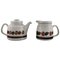 Birgitta Teapot and Milk Jug in Stoneware by Jackie Lynd for Rörstrand, 1970s, Set of 2, Image 1