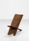 Chaise Pliante Africaine en Bois Massif, 1970s 15