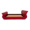 Moon Red Leather Double Bed from Bretz 11