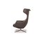 Grand Repos Vitra Gray Leather Lounge Chair 12