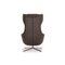 Grand Repos Vitra Gray Leather Lounge Chair 11