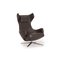 Fauteuil Grand Repos Vitra en Cuir Gris 3