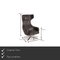 Fauteuil Grand Repos Vitra en Cuir Gris 2