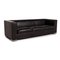 Camin Black Leather Sofa from Wittmann, Image 5