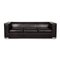 Camin Black Leather Sofa from Wittmann 1