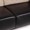 Sera Black Leather Sofa Set from Cor, Set of 2 4