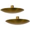 Large Sela 50 Brass Ceiling Light by Florian Schulz, 1970s 1