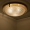 Large Textured Murano Flush Mount from Hillebrand, Image 5