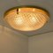 Large Textured Murano Flush Mount from Hillebrand 7