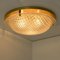 Large Textured Murano Flush Mount from Hillebrand, Image 7