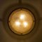 Textured Murano Glass Flush Mount / Wall Light from Hillebrand, 1965, Image 4