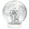 Chrome Table Lamp with Large Smoked Bubble Glass Globe from Doria, 1970s, Image 1