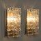 Wall Light in Brass and Glass from Doria, 1960s, Set of 2 5