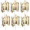 Ice Glass Wall Sconce, Austria, 1970s, Image 1