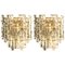 Ice Glass Wall Sconces by J.t. Kalmar, Austria, 1970s, Set of 2, Image 1