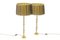Lamps in Glass and Gilt Bronze, 1940s, Set of 2 1