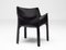 Black Leather CAB Armchair by Mario Bellini for Cassina, 1970s, Image 2