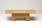 Italian Architectural Cherry Coffee Table with Sliding Top 6