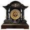 French Marble Eight-Day Mantel Clock, Image 1