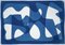 Forme da rittura moderne Mid-Century nei toni blu, Cyanotype originale, Astratto, 2021, Immagine 1