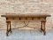Early 20th Century Spanish Fold Out Console Table with Iron Stretcher & 3 Drawers 4