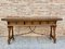 Early 20th Century Spanish Fold Out Console Table with Iron Stretcher & 3 Drawers, Image 4