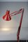 Mid-Century Orange & Red T2 Table Lamp by Jac Jacobson for Luxo, 1960, Image 1