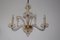 Art Deco Muslin Glass Chandelier from J&L Lobmeyr, 1930s 5