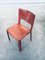 Italian Saddle Leather Dining Chairs, 1970s, Set of 4 2