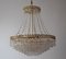 Crystal Glass Ceiling Lamp, 1960s, Image 2