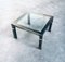 Vintage Postmodern Brushed Metal Coffee Table from Belgo Chrom / Dewulf Selection, 1980s 9