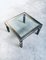 Vintage Postmodern Brushed Metal Coffee Table from Belgo Chrom / Dewulf Selection, 1980s 4