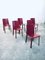Vintage Italian Leather Dining Chairs, 1980s, Set of 6, Image 11