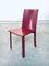 Vintage Italian Leather Dining Chairs, 1980s, Set of 6 2