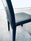 Italian Black Leather Dining Chairs from Arper, 1980s, Set of 6 2