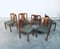 German Oak Dining Chairs, 1970s, Set of 6, Image 14