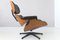 Rosewood Lounge Chair & Ottoman by Charles & Ray Eames for Contura, 1950s, Set of 2, Image 9