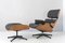 Rosewood Lounge Chair & Ottoman by Charles & Ray Eames for Contura, 1950s, Set of 2 1