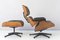 Rosewood Lounge Chair & Ottoman by Charles & Ray Eames for Contura, 1950s, Set of 2 19