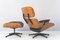 Poltrona in palissandro con ottomana di Charles & Ray Eames per Contura, anni '50, set di 2, Immagine 20